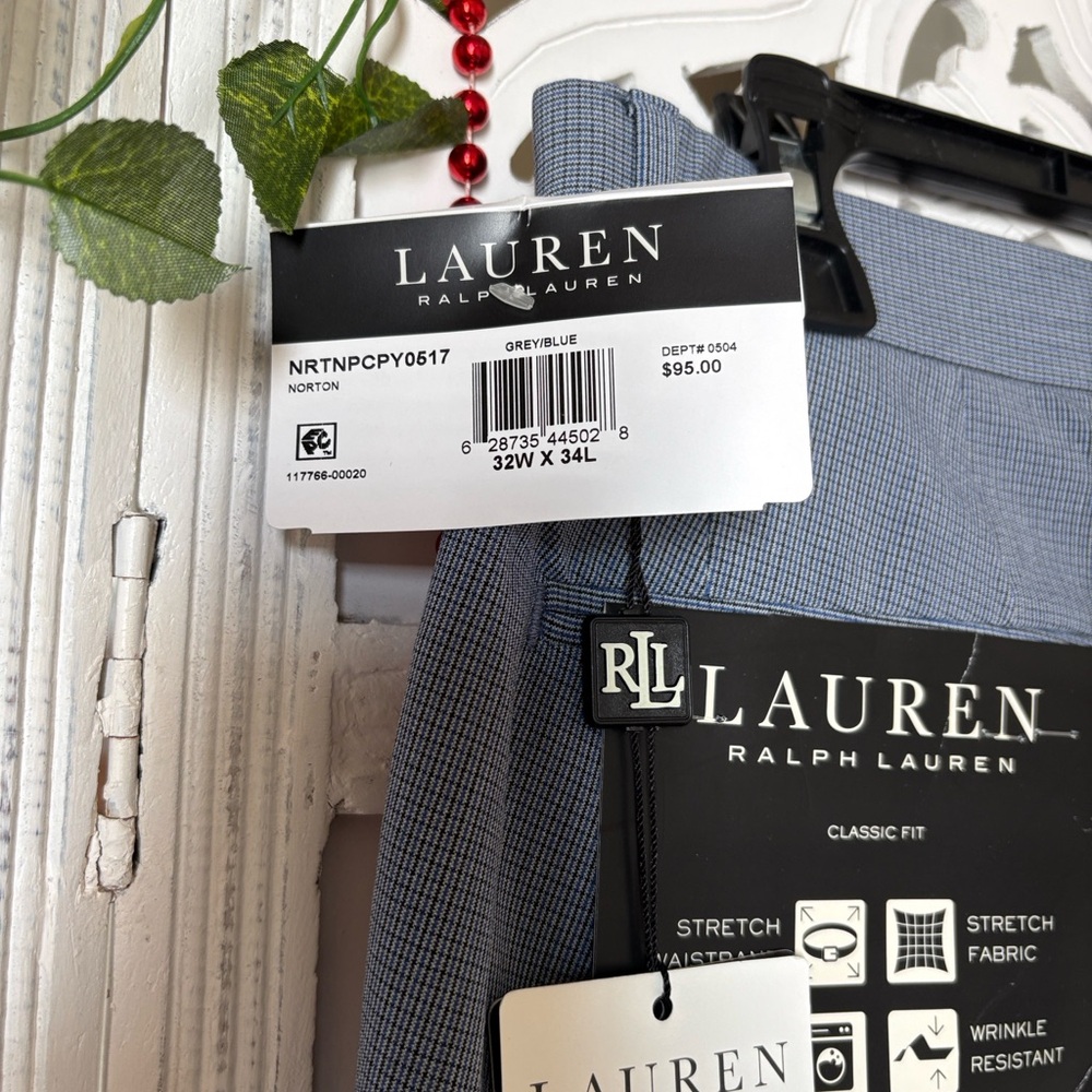 Lauren Ralph Lauren Men's Sky Blue Dress Pants - Picture 4 of 6